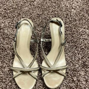 Cole Haan Beige 3 in heel sandals size 6.5